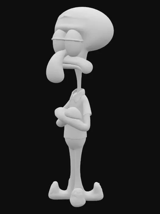 3D model for Squidward Tentacles