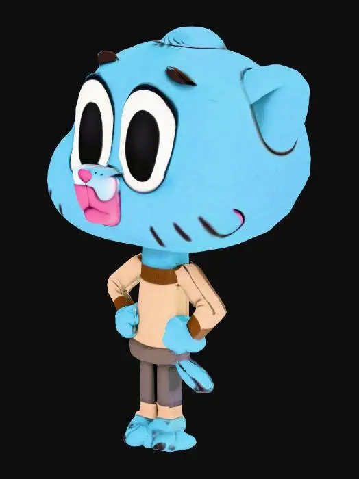 3D model for GUMBALLn_Cat_Char_0727132716_texture