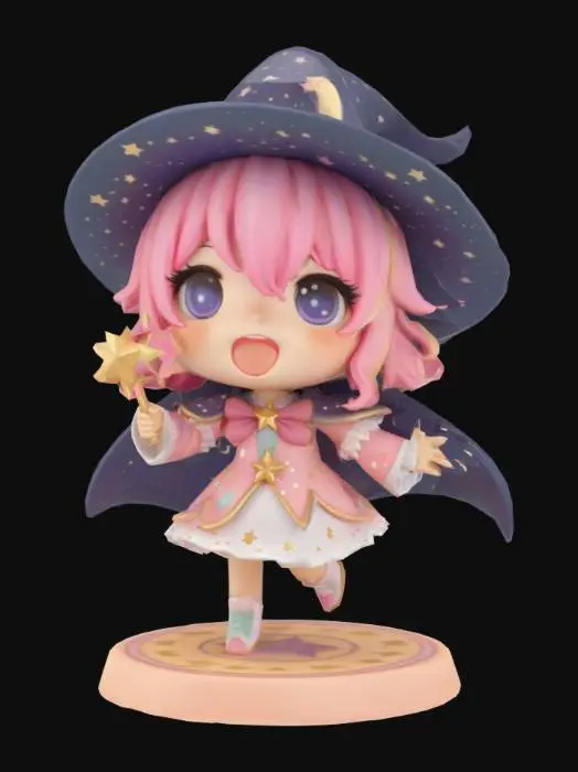 3D model for Starry Wandering Wizard