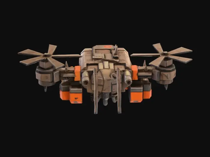 3D model for BattleCopter Mk II