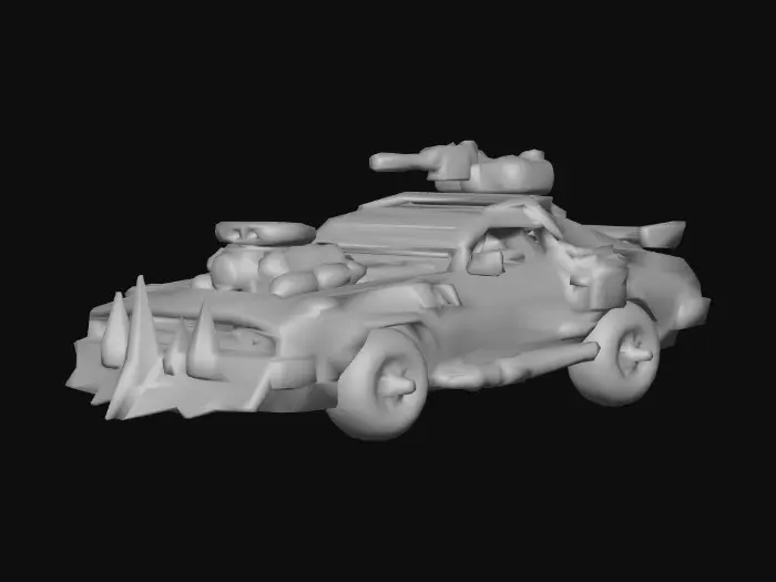 3D model for Wasteland Cruiser