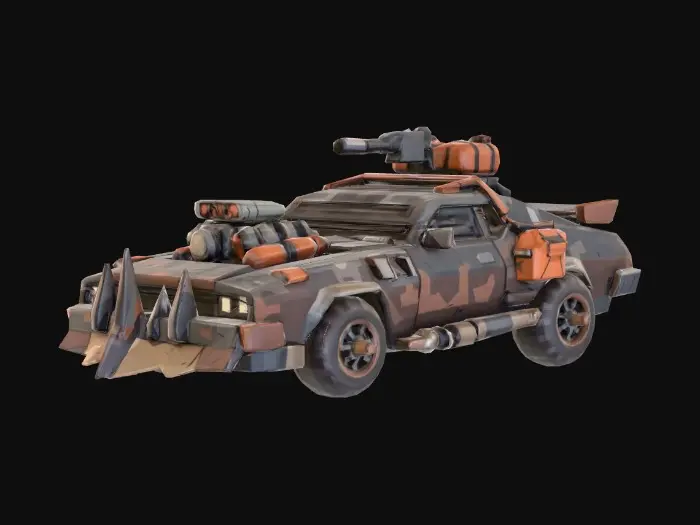3D model for Wasteland Cruiser