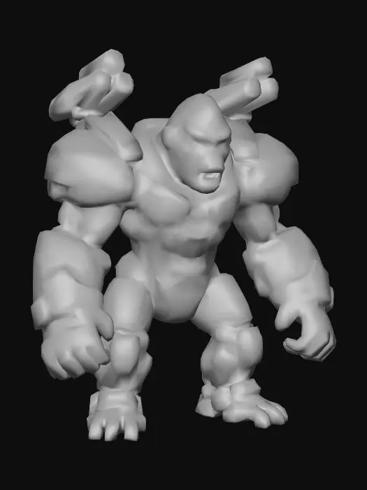 3D model for Cyber Simian Enforcer