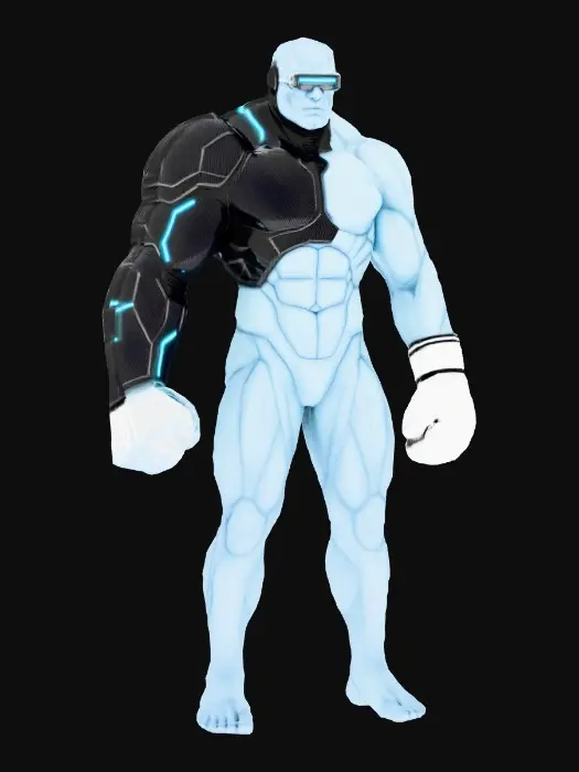 3D model for Cyborg Boxer Titan