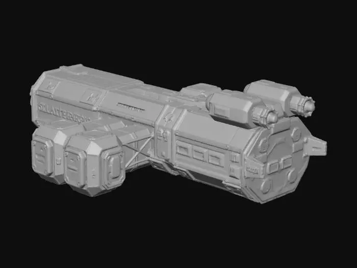3D model for Space freight ship