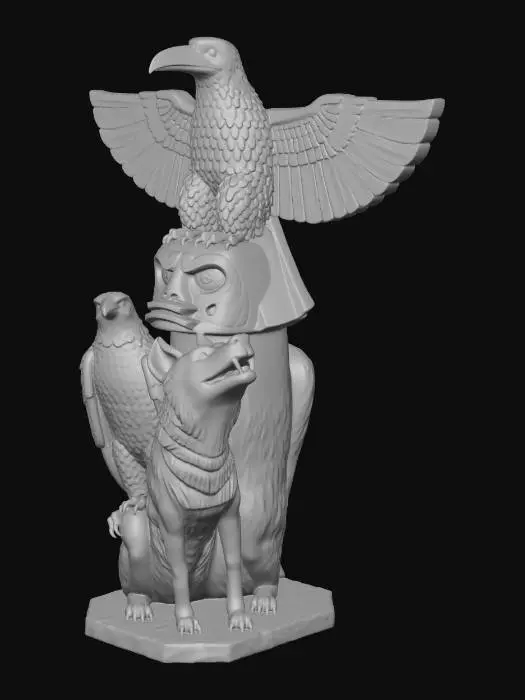 3D model for Eagle Over the Pack