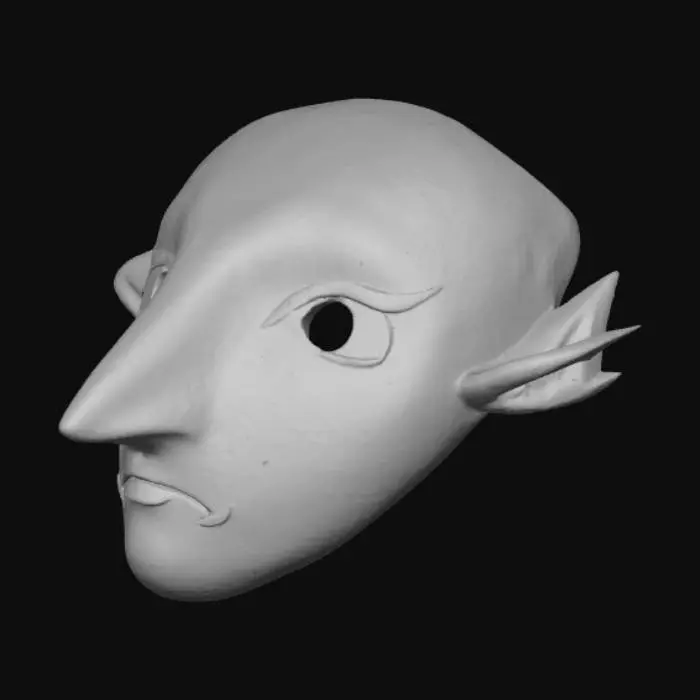 3D model for fish mask