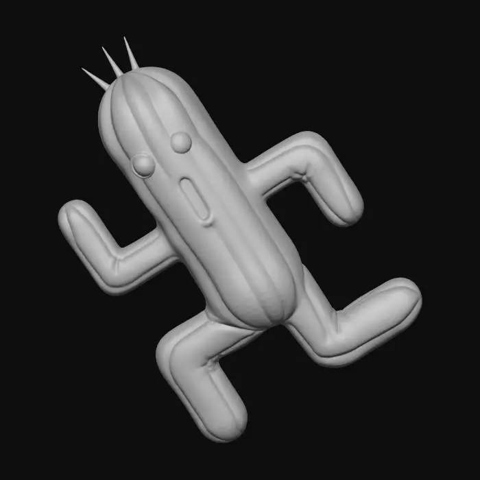 3D model for Cactuar Character