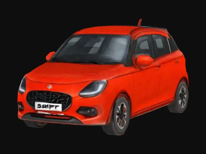 3D model for Suzuki Swift Red
