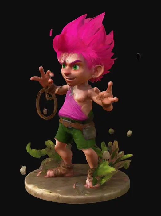 3D model for Tomba! is a charming action-adventure platformer developed by Whoopee Camp for the PS1. The game follows the titular character, Tomba, a pink-haired wild boy who embarks on a quest to retrieve his stolen bracelet from the evil Koma Pigs. Featuring vibrant, colorful 2.5D graphics, Tomba! combines traditional platforming with RPG elements, quirky NPCs, and unique missions, making it a beloved cult classic among fans of the genre.