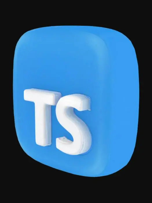 3D model for TypeScript Icon