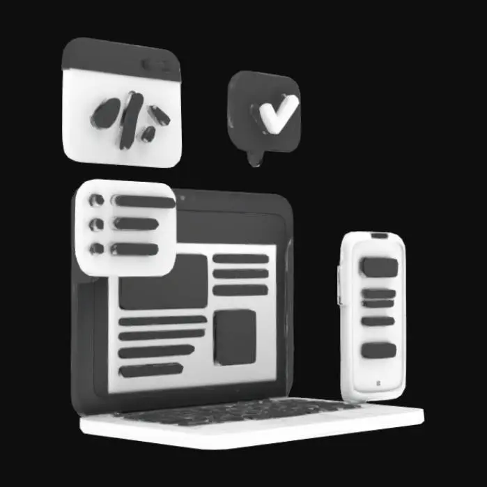 3D model for UI Clean Computer