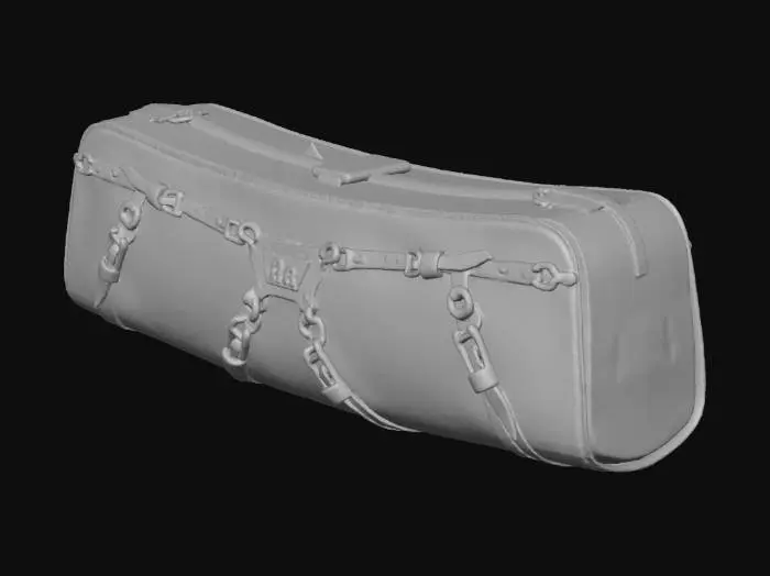 3D model for Red Dior Clutch Bag