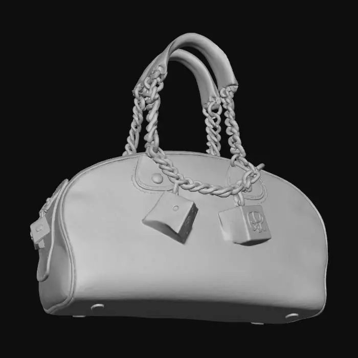3D model for Leopard Luxe Handbag