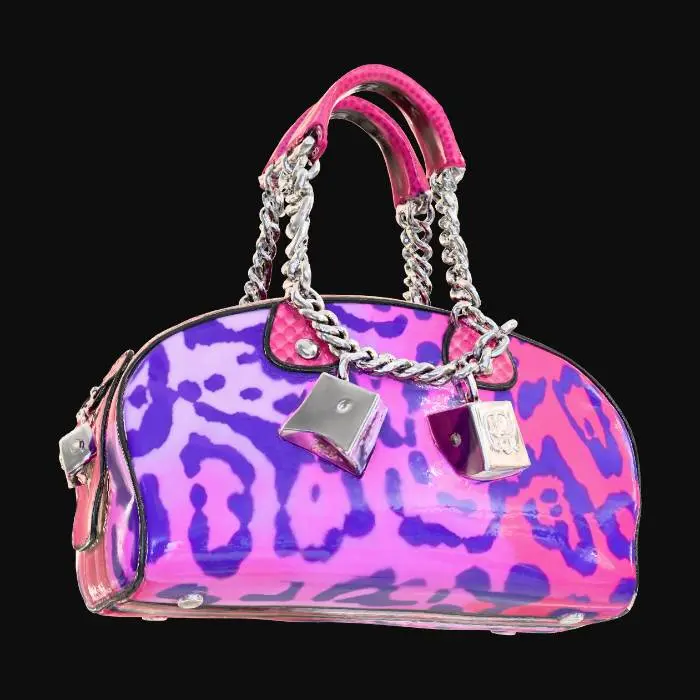 3D model for Leopard Luxe Handbag