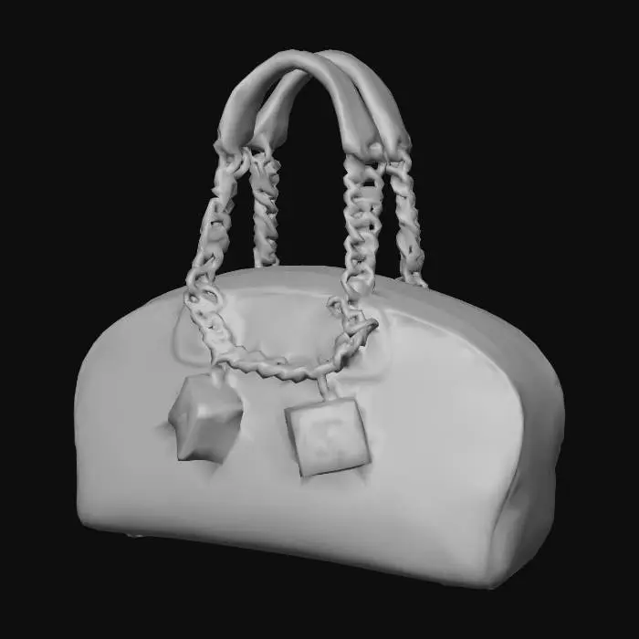 3D model for Leopard Luxe Handbag