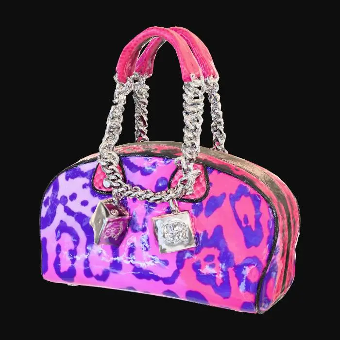 3D model for Leopard Luxe Handbag