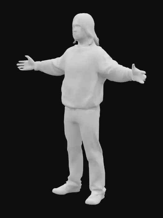 3D model for Kurt Cobain