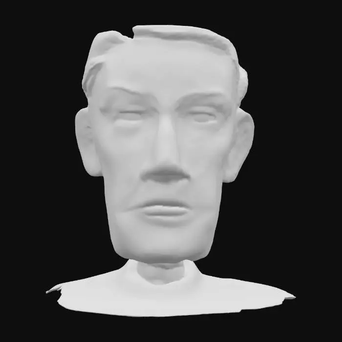3D model for President Elliot With Brown And Graying Slick Hair