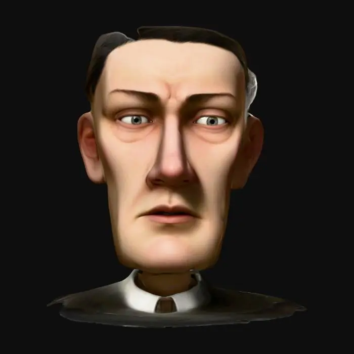 3D model for President Elliot With Brown And Graying Slick Hair