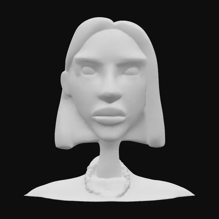 3D model for Andreea - Redhead Young Woman