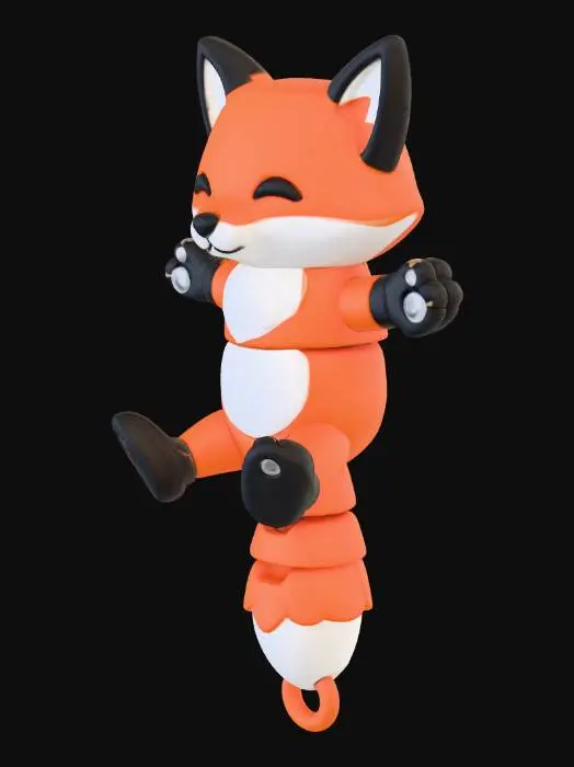 3D model for Create a fully rigged and poseable 3D model of a fox based on the uploaded photo.
The model should be realistic and anatomically accurate, matching the proportions, fur color, and facial expression of the fox in the image.
Include a complete skeleton rig for animation (spine, legs, tail, neck, head, ears, jaw).
Ensure proper weight painting for smooth natural movement of limbs and tail.
The mesh should be clean, with evenly distributed quads suitable for animation and 3D printing if needed.