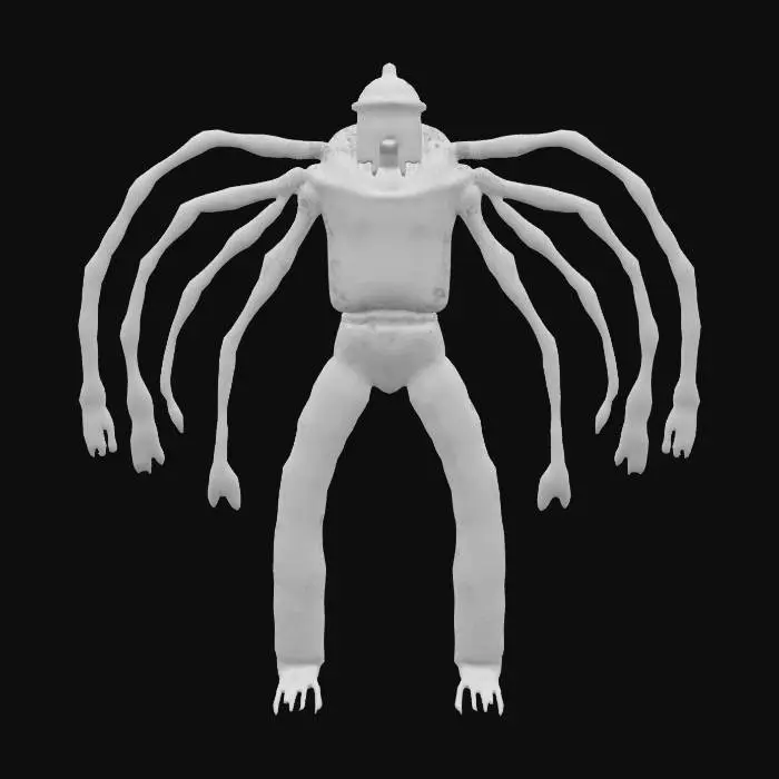 3D model for germany santa claus devil