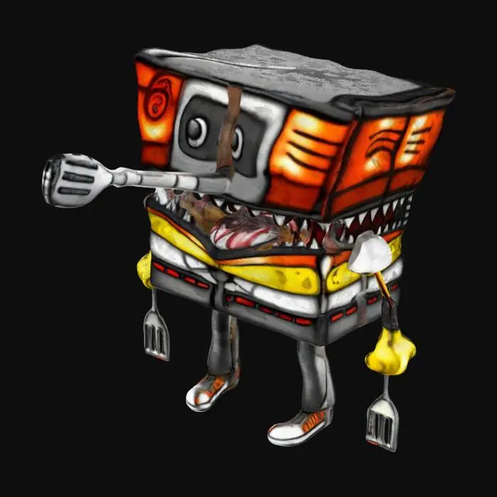 3D model for SpongeBob hybrid