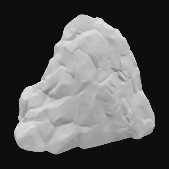 3D model for PEDINA ROCCIA PER GIOCO DA TAVOLO 40MMX40MM ALTA 50MM