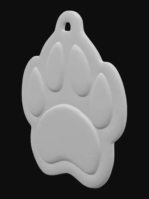3D model for Paw Pendant