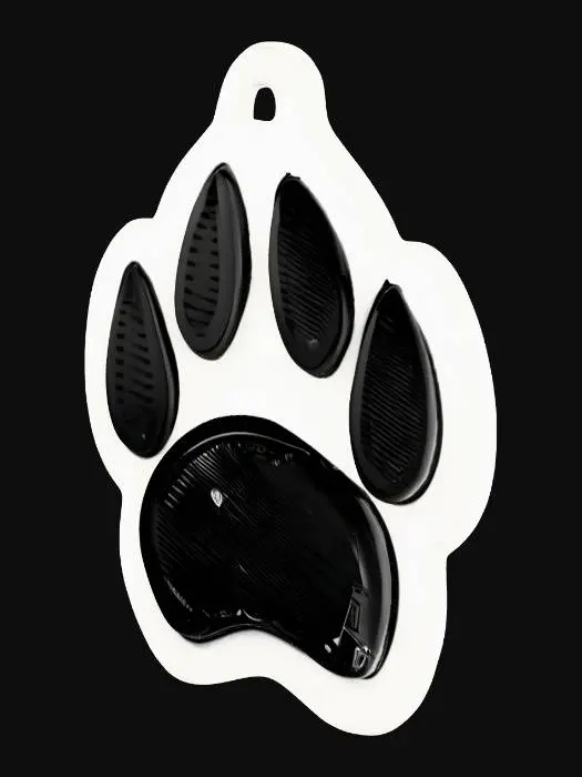 3D model for Paw Pendant