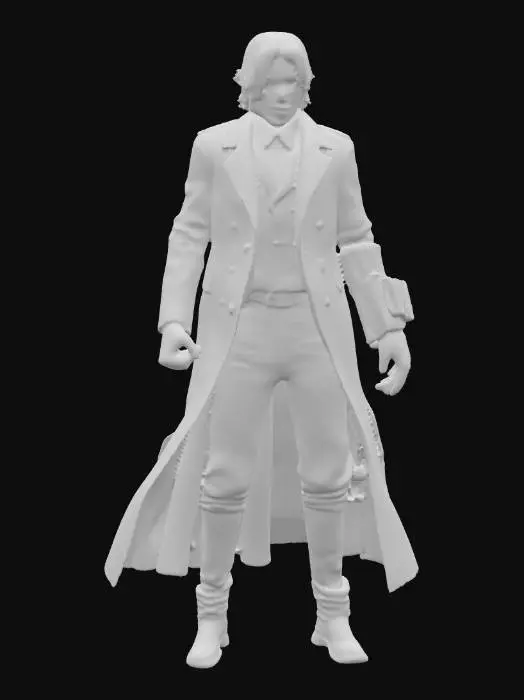 3D model for John Wick wearing the omnitrix