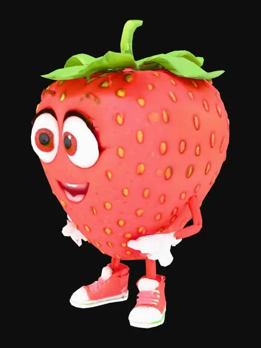 3D model for Strawberry