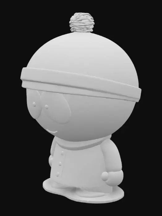 3D model for Winter Cartoon Character