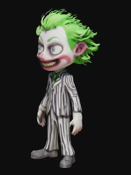 3D model for Highly detailed character of beetlejuice from the movie beetljuice