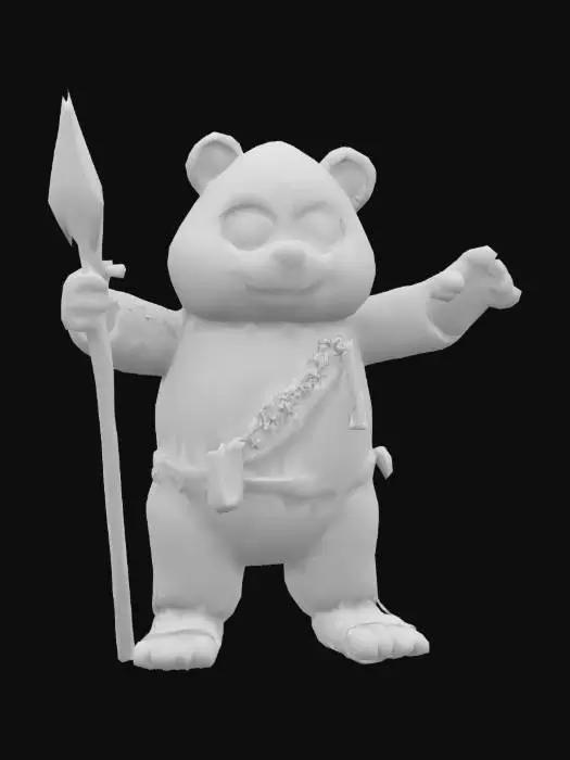 3D model for EWOK
 character from the movie star wars