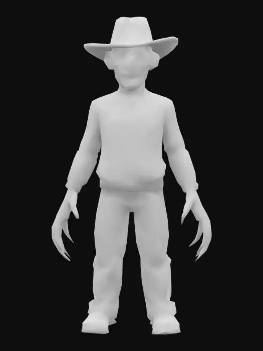 3D model for high detail of Freddy Krueger from the movie A nightmare on Elm Street
