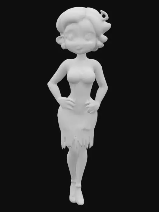3D model for high detail of Betty Boop
