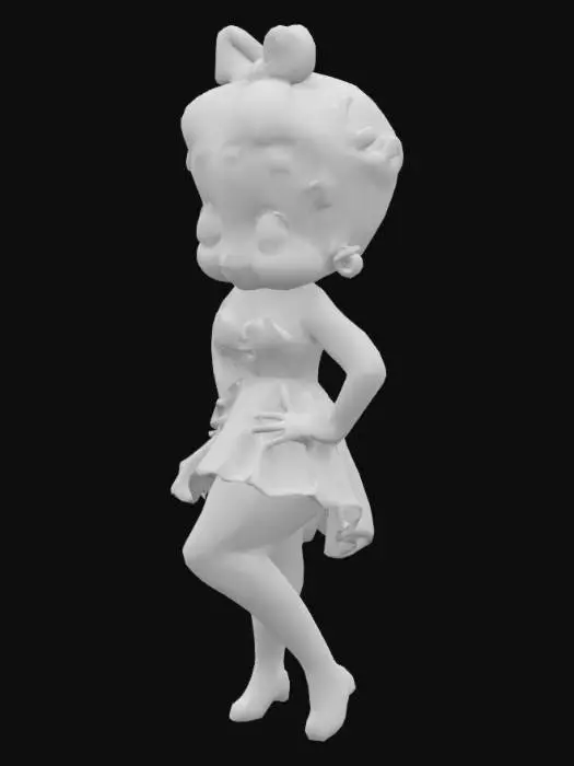 3D model for high detail of Betty Boop