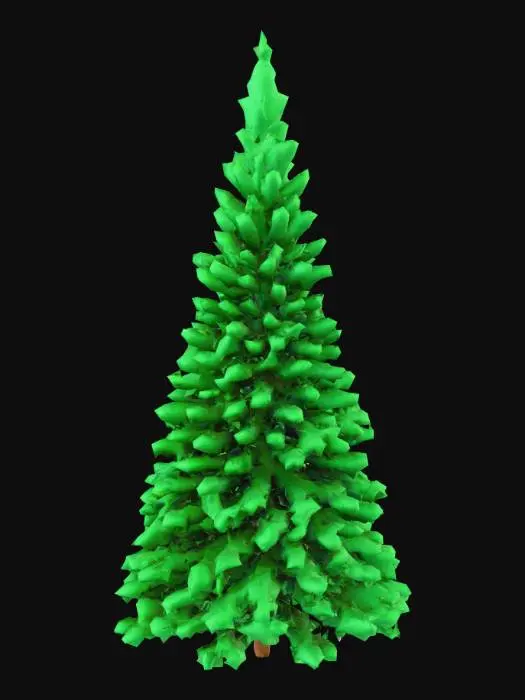3D model for Christmas tree with no decoration