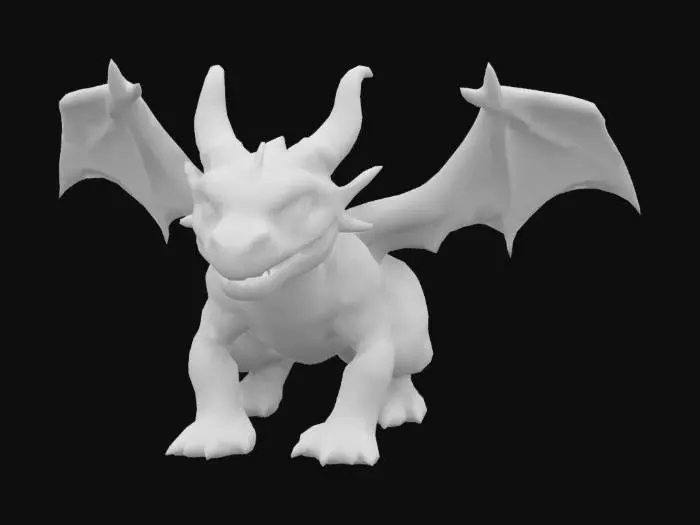 3D model for #fairy#, fairy tale dread dragon, hes called The Black Briar