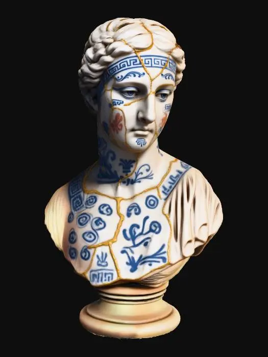 3D model for Kintsugi Muse