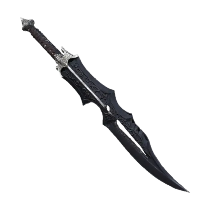Dark fantasy sword soul eater - Fantastical 3D model, vytvořený pomocí AI