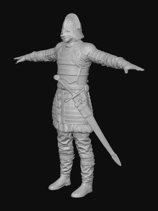 3D model for Conquest Warrior