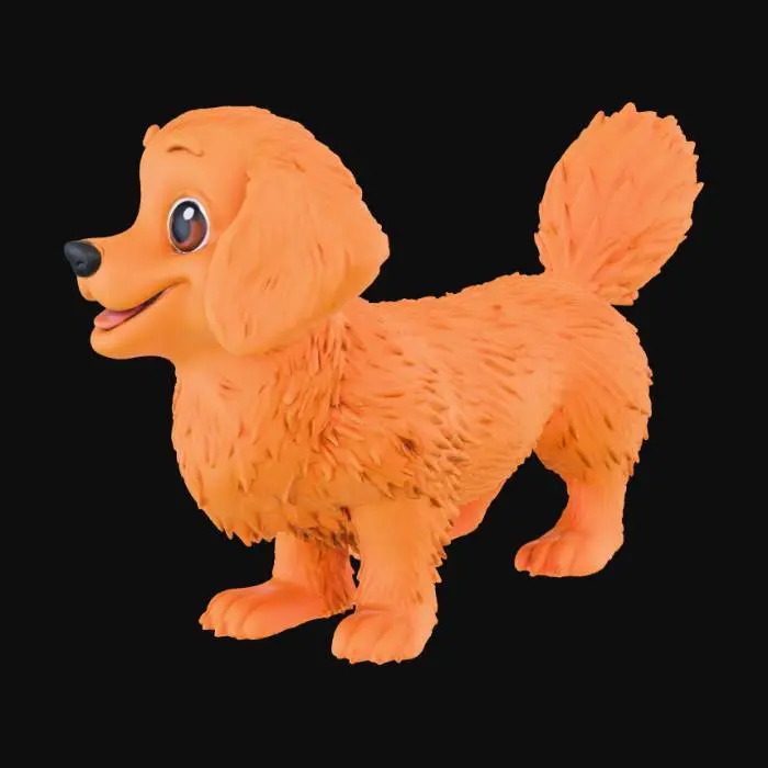 3D model for A realistic dog