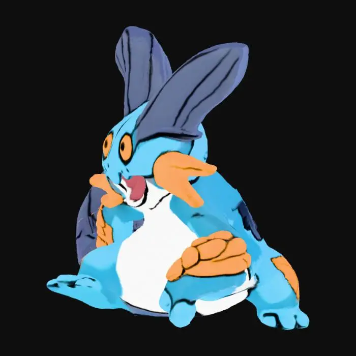 3D model for Swampert Sprite