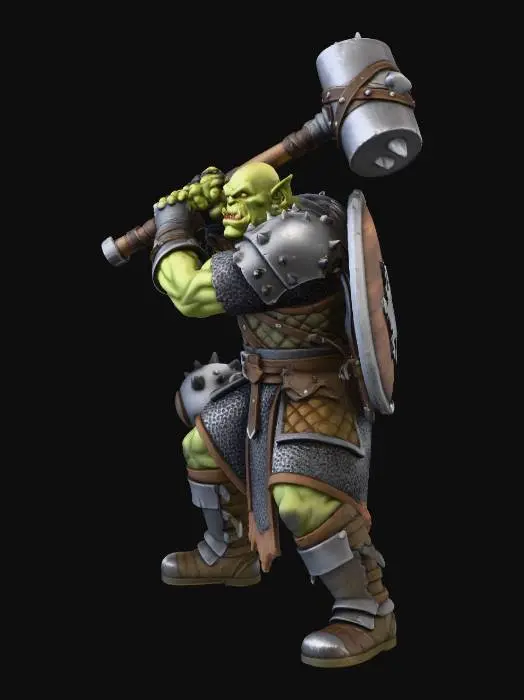 3D model for Warrior's Resolve