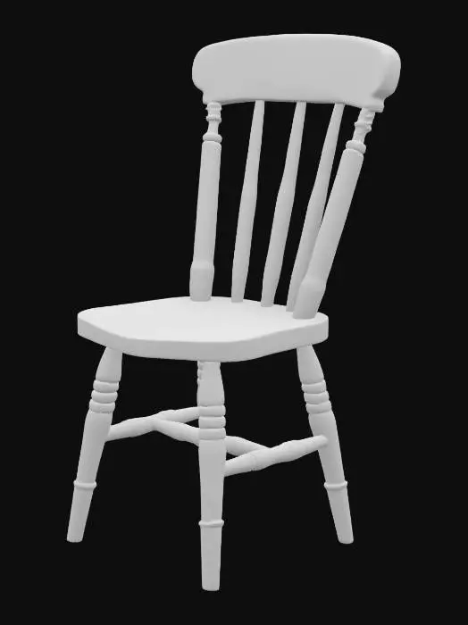 3D model for Wooden Chair