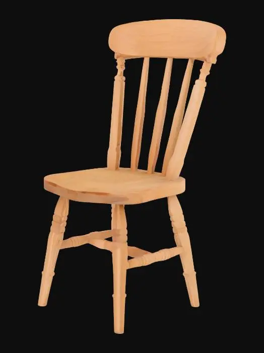 3D model for Wooden Chair