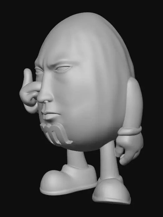 3D model for Mysterious Blue Blend tposing